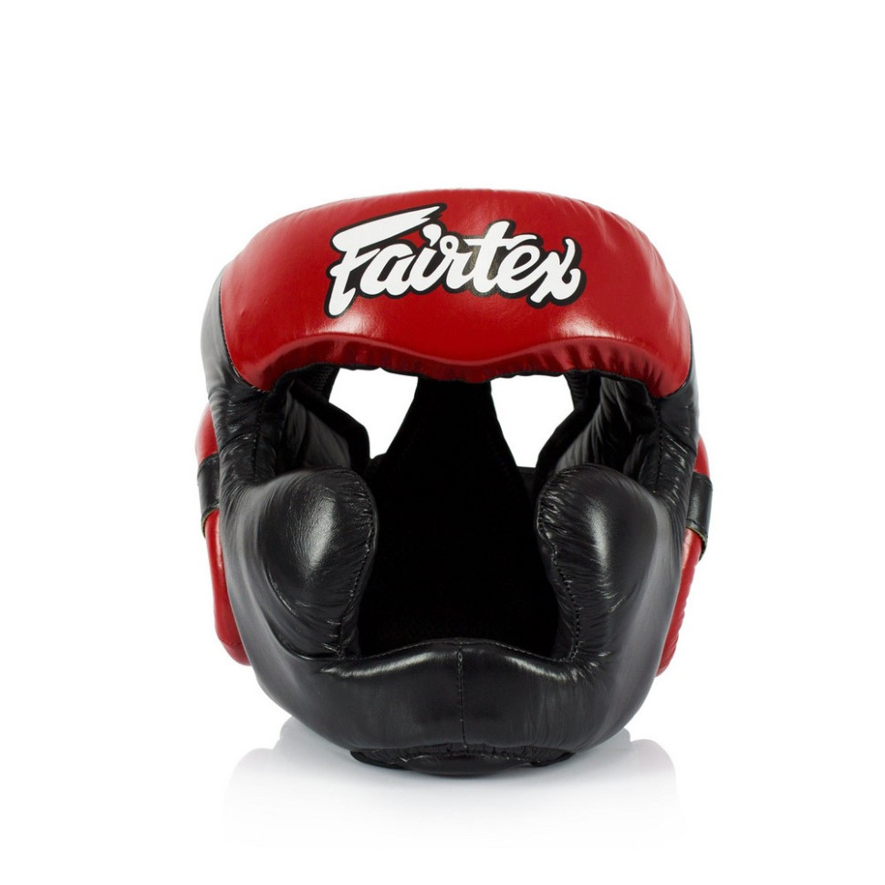 Боксерський шолом HG13 Fairtex HG13_XL_Black/Red, Black/Red, розмір XL