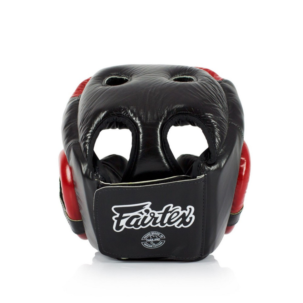 Боксерський шолом HG13 Fairtex HG13_XL_Black/Red, Black/Red, розмір XL
