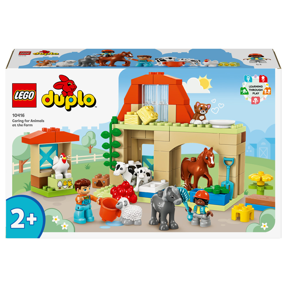 Конструктор Уход за животными на ферме LEGO DUPLO Town 10416, 74 детали