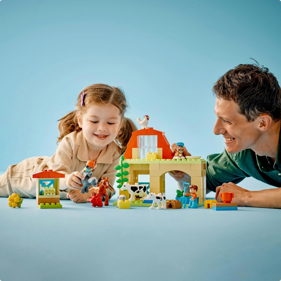 Конструктор Уход за животными на ферме LEGO DUPLO Town 10416, 74 детали