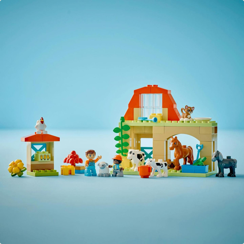 Конструктор Уход за животными на ферме LEGO DUPLO Town 10416, 74 детали