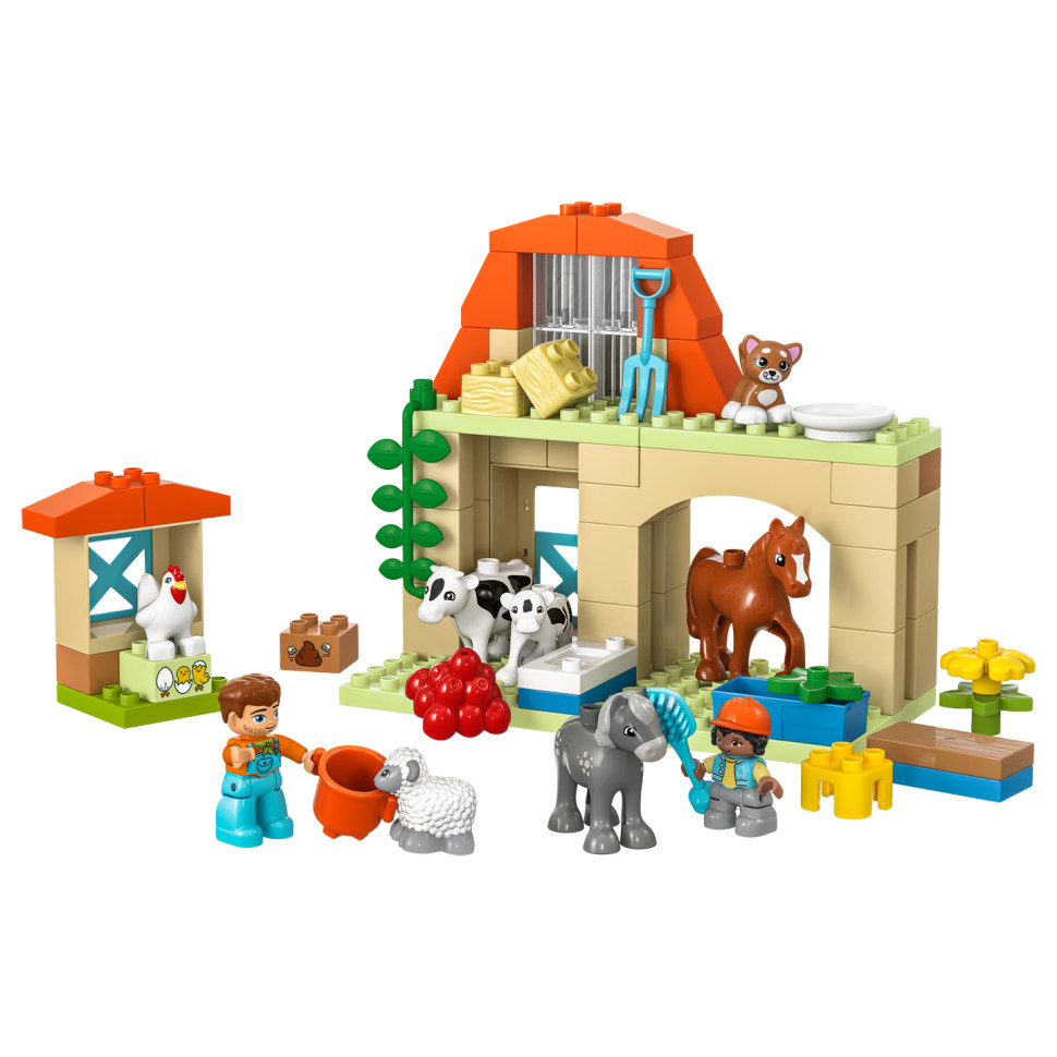 Конструктор Уход за животными на ферме LEGO DUPLO Town 10416, 74 детали