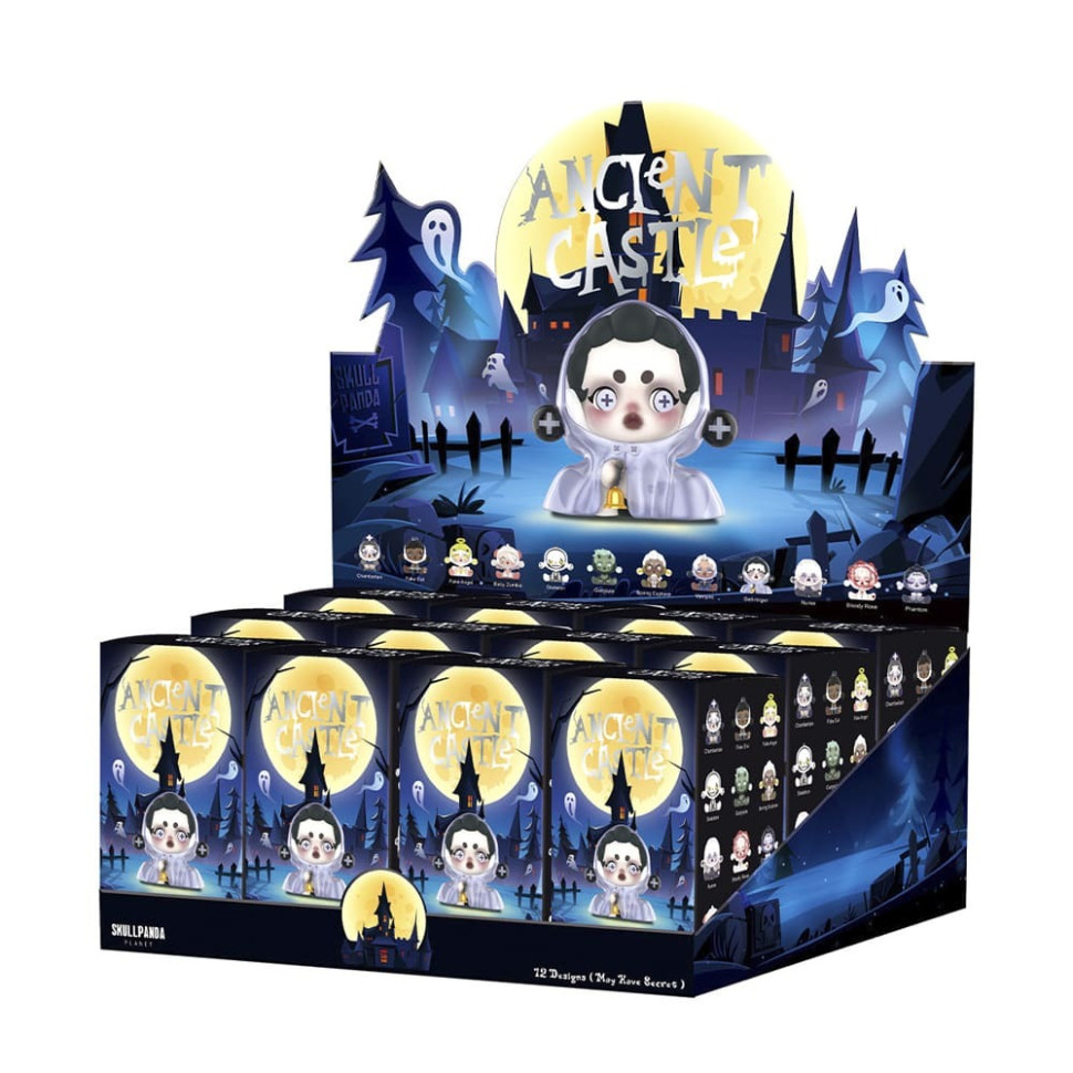 Игрушка-сюрприз с коллекционной фигуркой SKULLPANDA POP MART SPAC-01 серия Ancient Castle