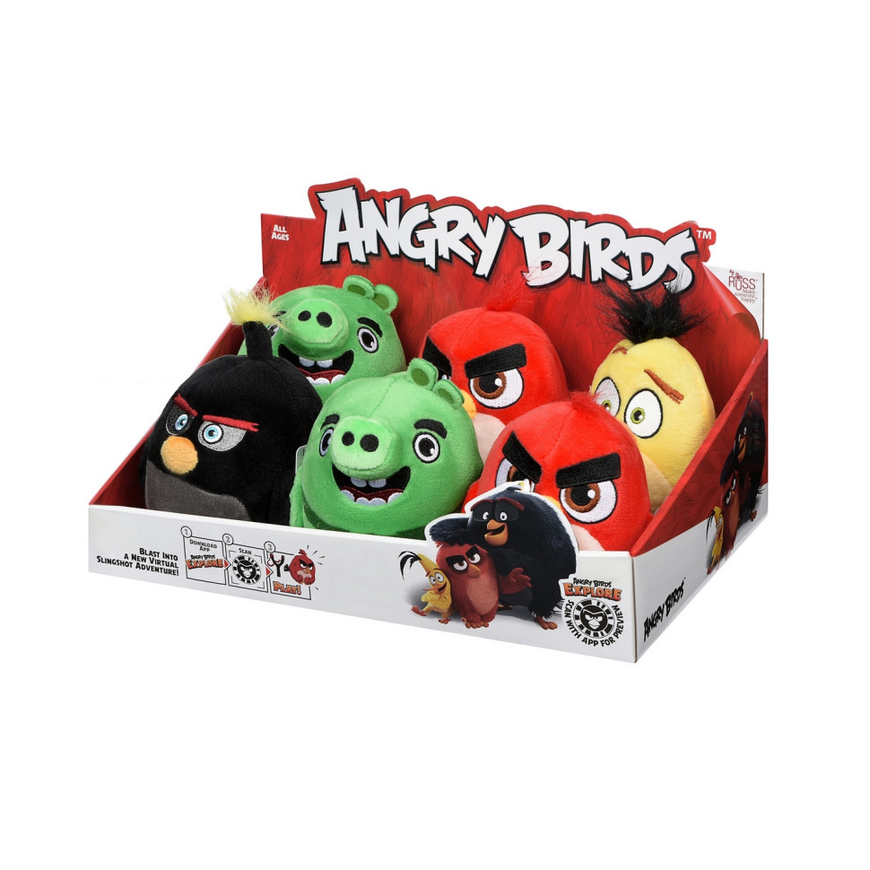 М'яка іграшка Angry Birds ANB Little Plush Бомб ANB0027