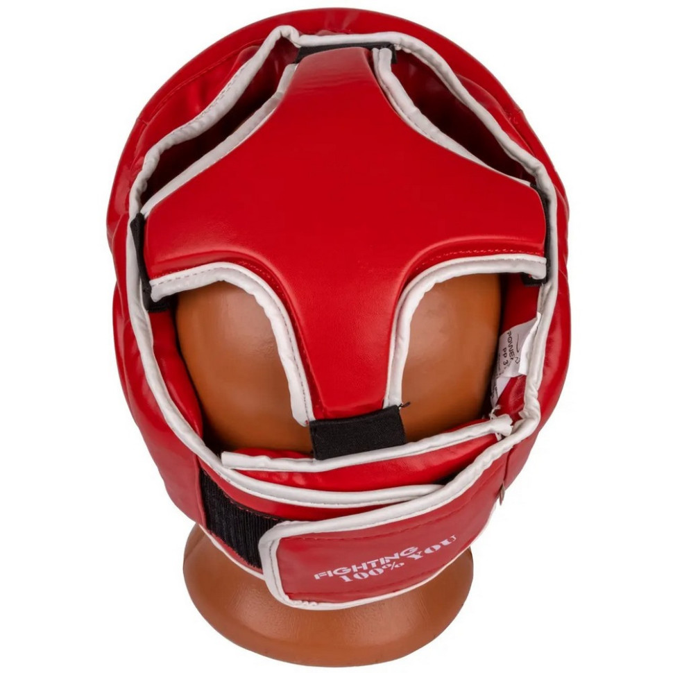 Боксерский шлем тренировочный PowerPlay PP_3100_XL_Red, XL