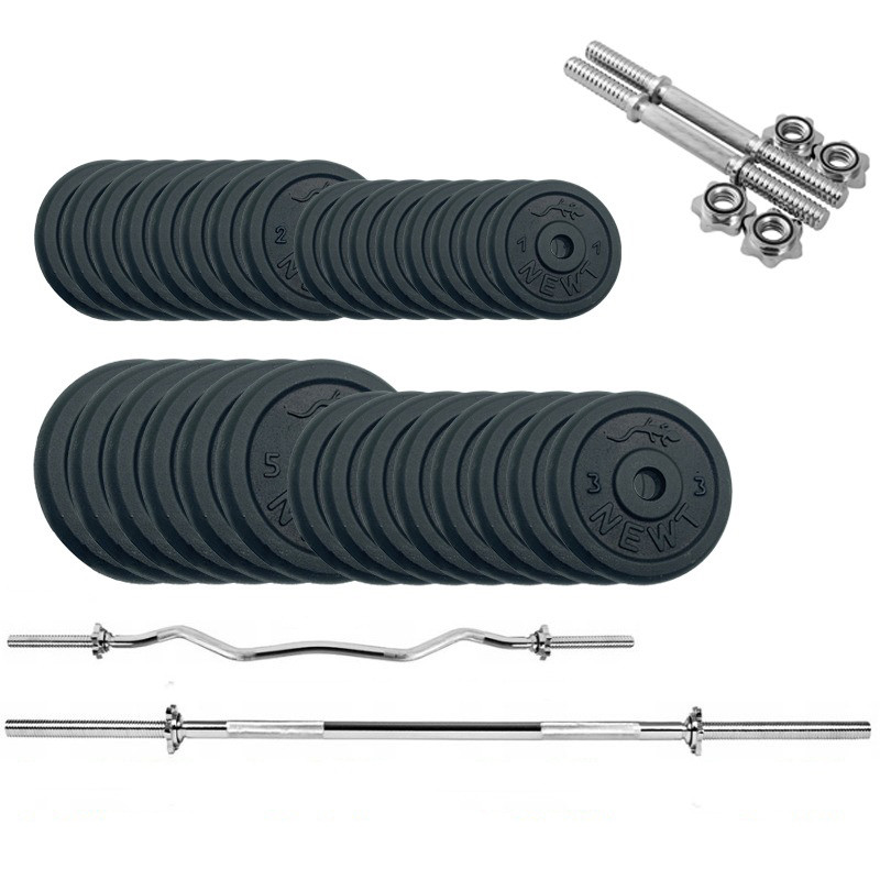 Набір штанг + гантелі металеві Gym Set-HW Home Newt NE-M-HW-SET-89, 94 кг