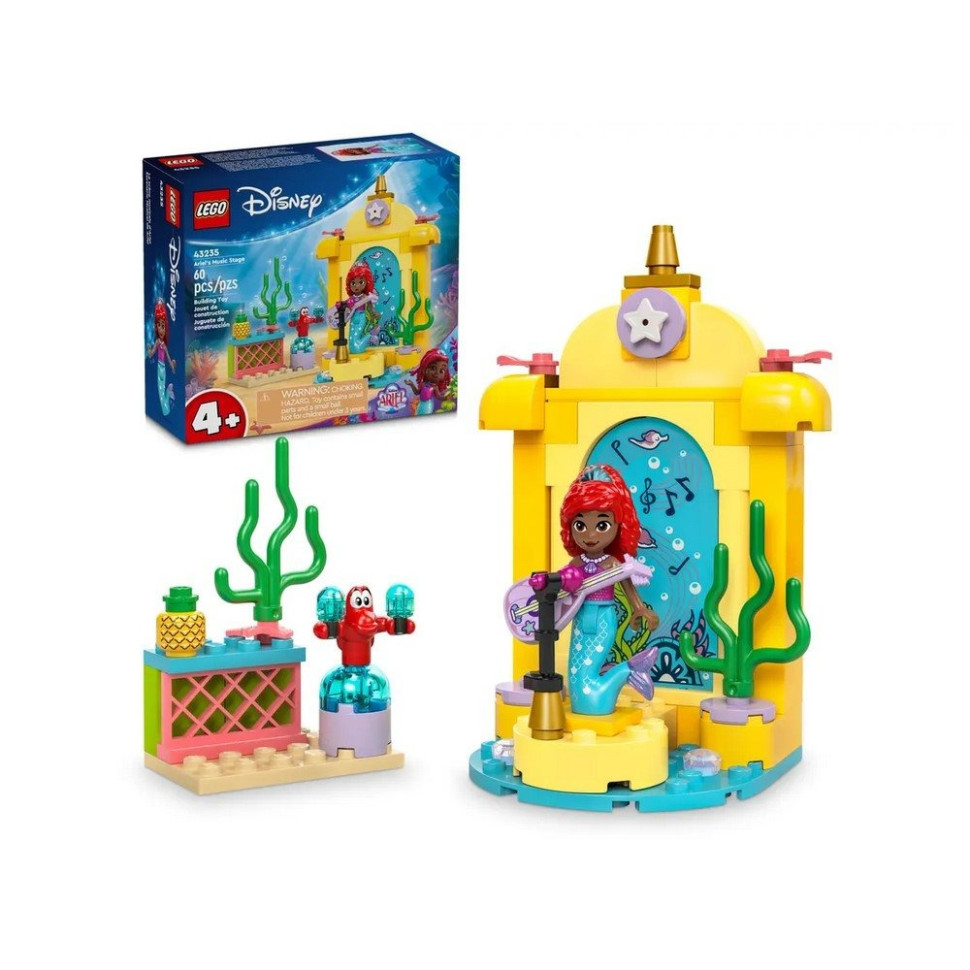 Конструктор «Музыкальная сцена для Ариэль» LEGO 43235, 60 деталей