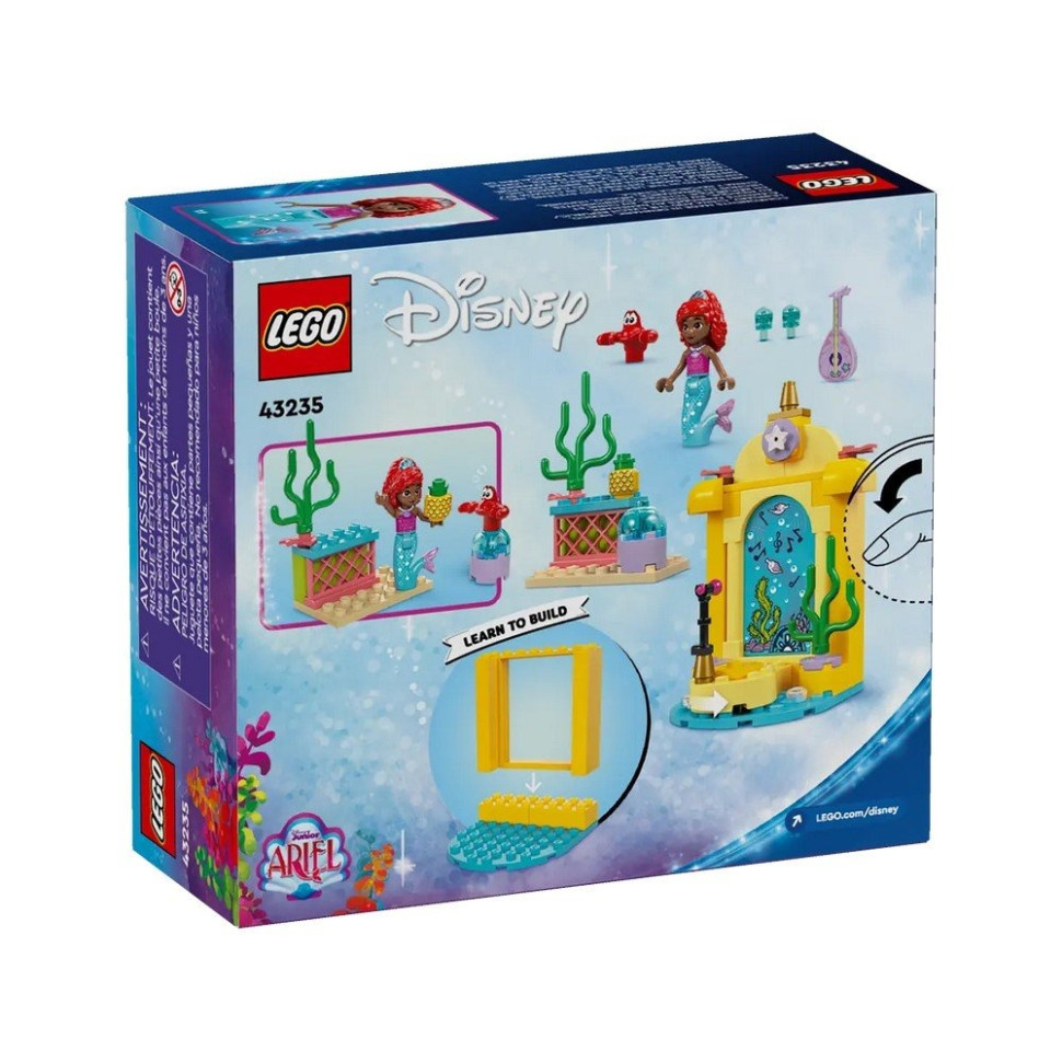 Конструктор «Музыкальная сцена для Ариэль» LEGO 43235, 60 деталей