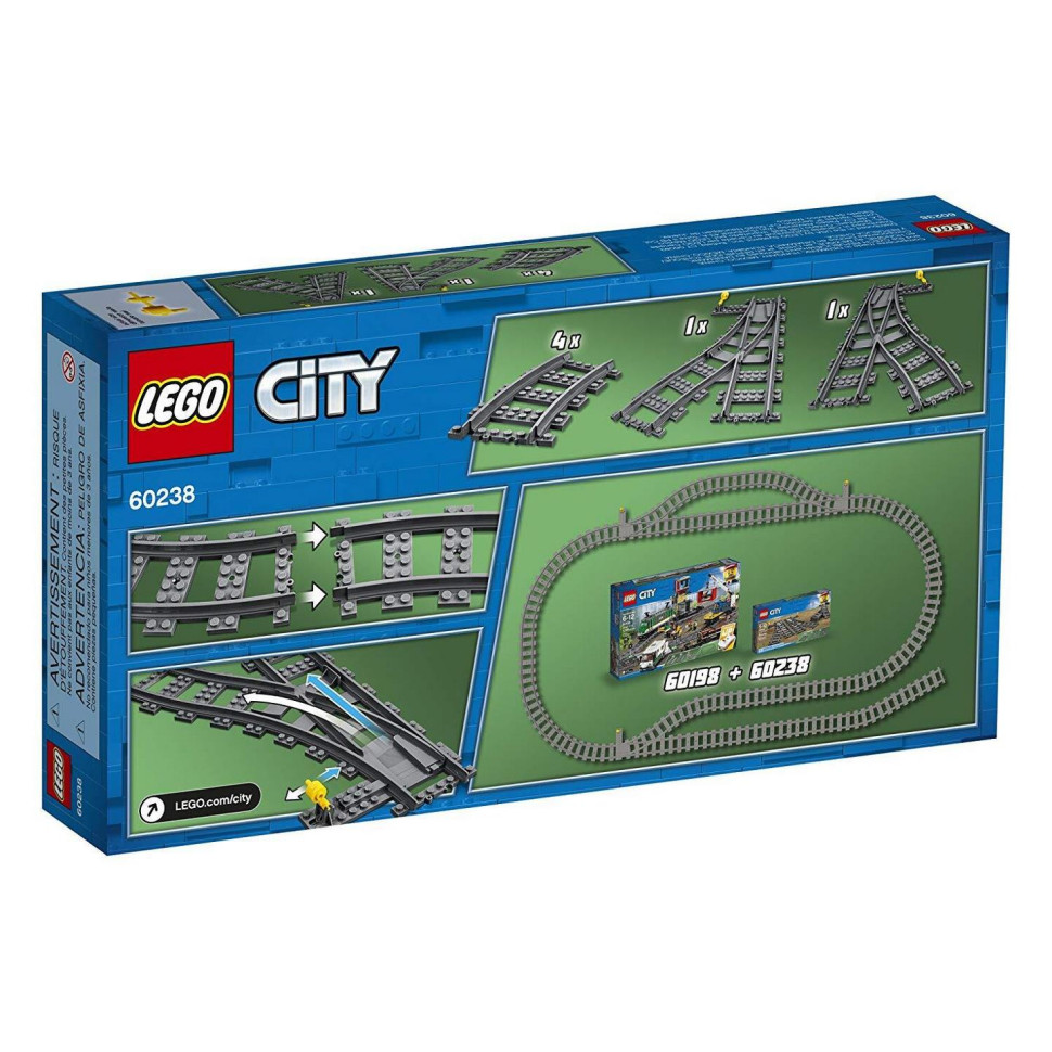 Конструктор LEGO City Железнодорожные стрелки 60238