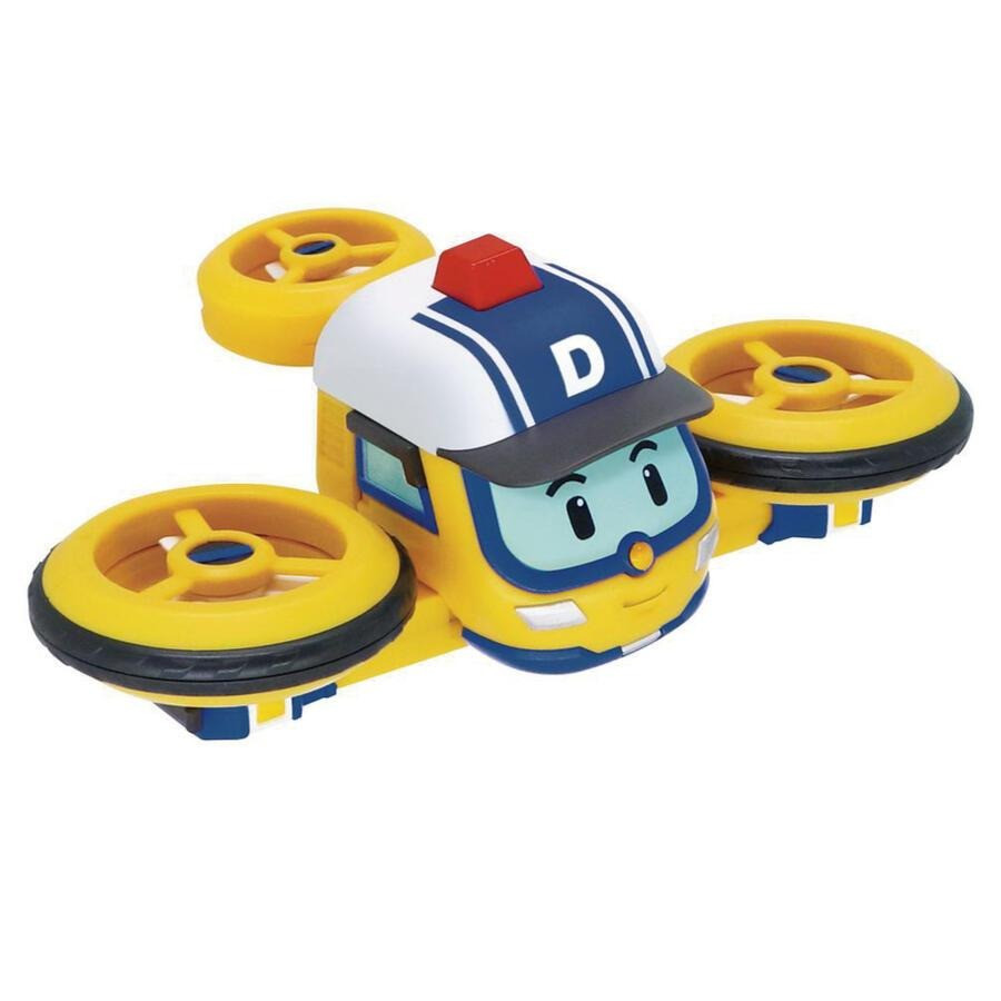 Детский игрушечный трансформер-машинка Робокар ДРОНИ Roi Visual MRT-0656 10 см