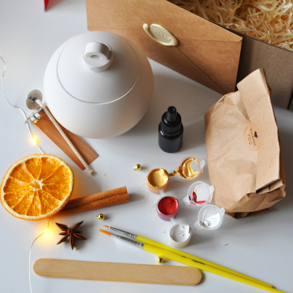 Новогодний набор для создания свечи 