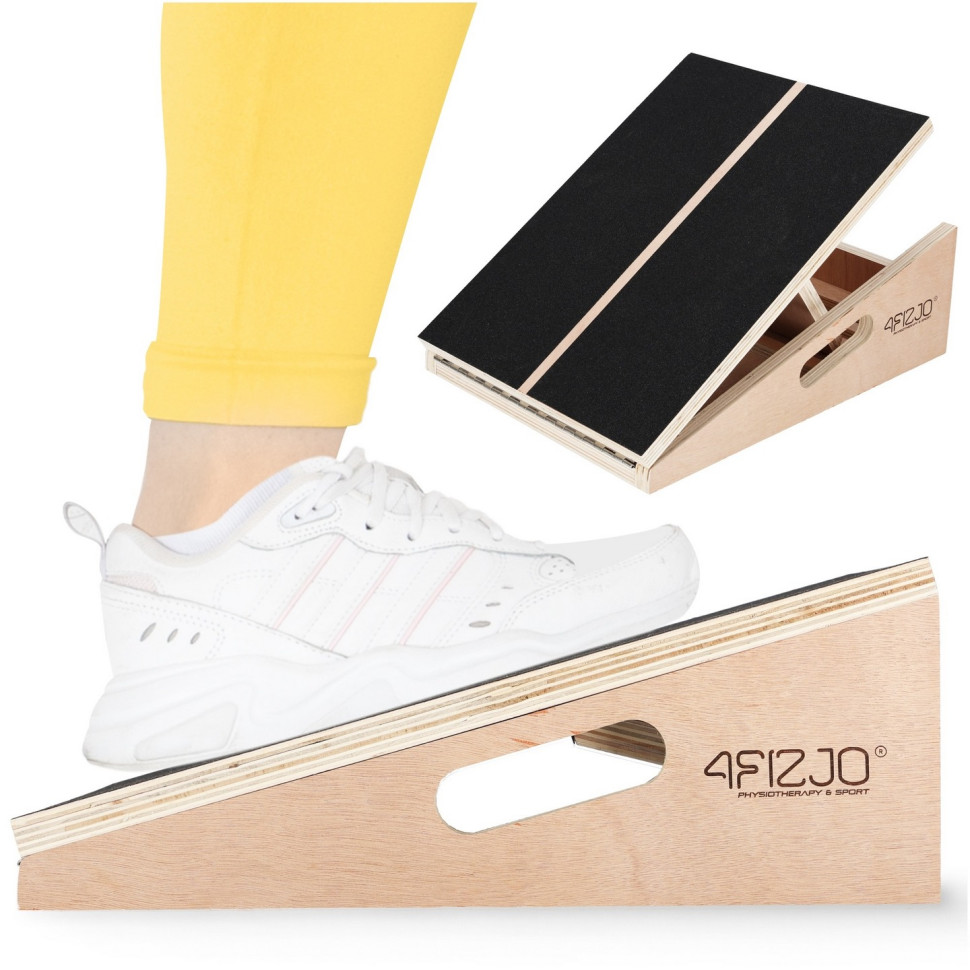 Клин-платформа Slant Board 4FIZJO P-5905973402019, 5 уровней для приседаний и растяжки