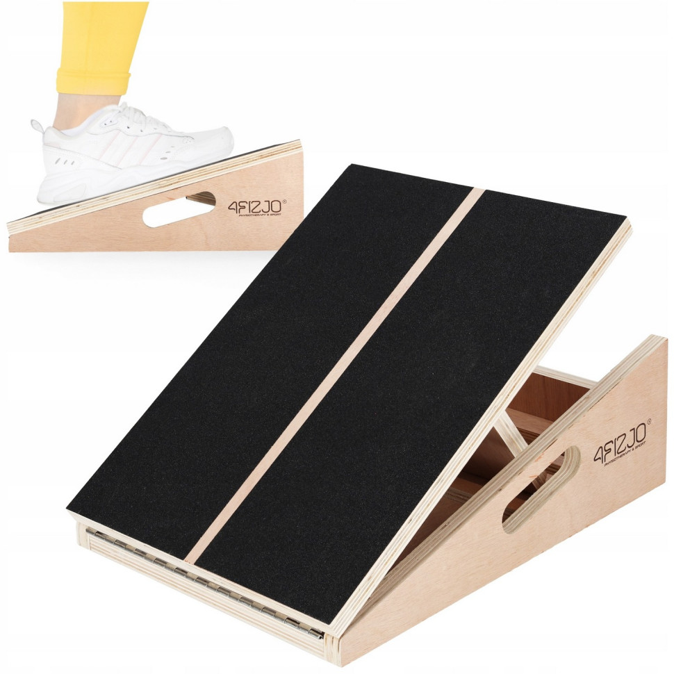 Клин-платформа Slant Board 4FIZJO P-5905973402019, 5 уровней для приседаний и растяжки