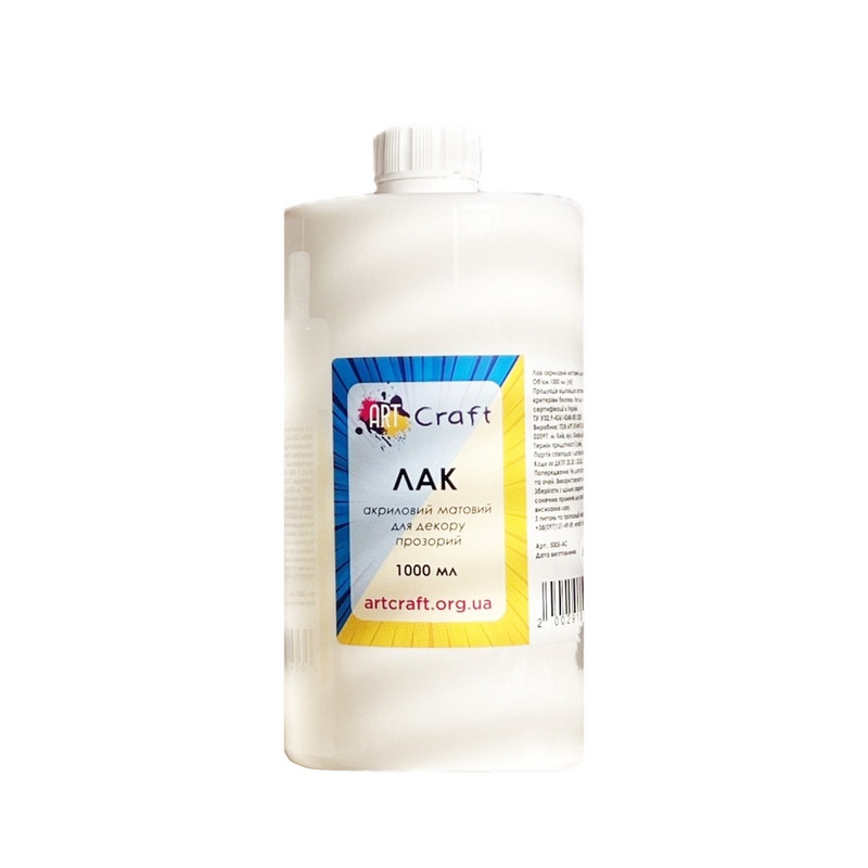Лак акриловий матовий Art Craft 5005-AC 1000 мл