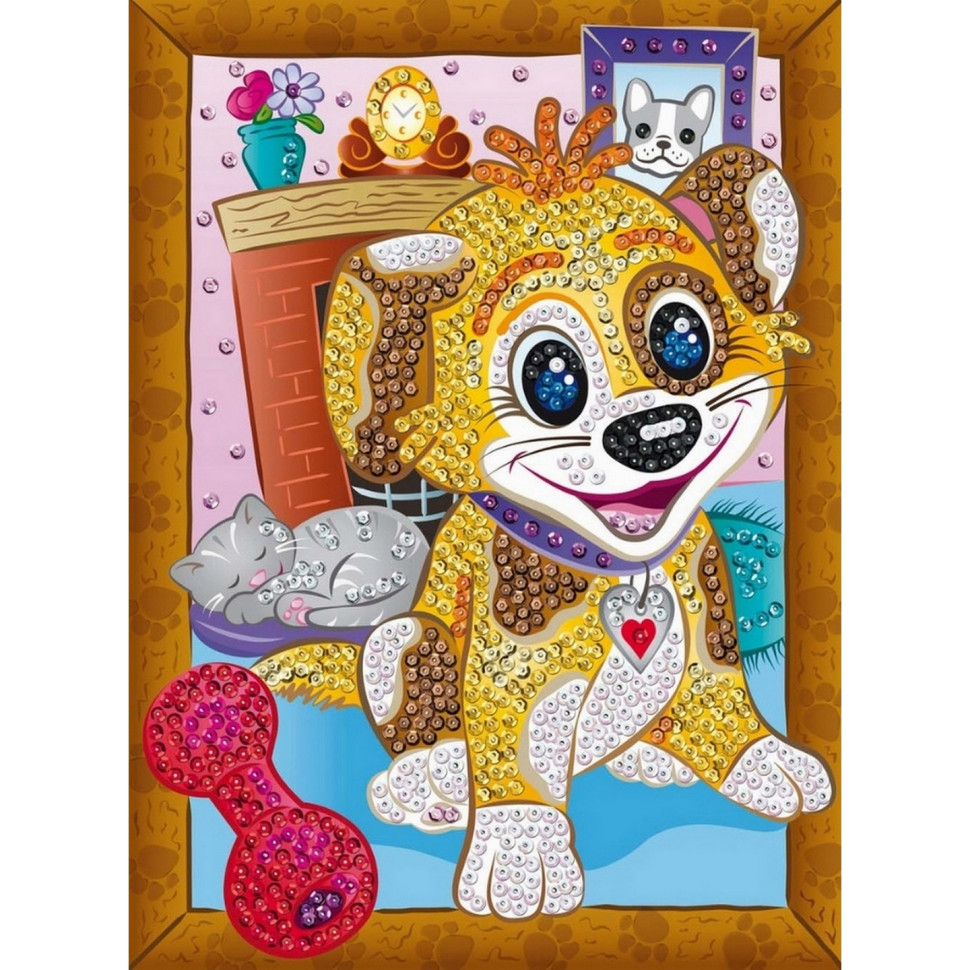Набор для творчества Sequin Art SMOOGLES Щенок SA1816