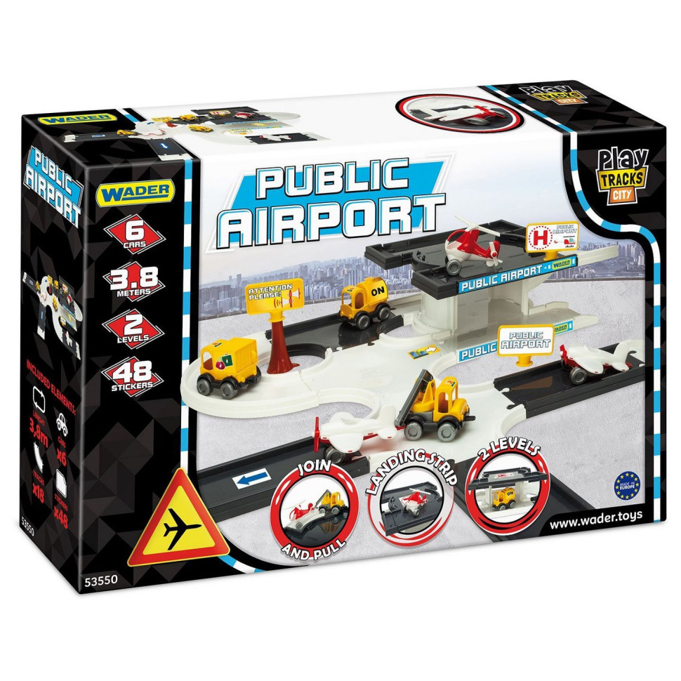 Игровой набор Аэропорт Wader 53550 Play Tracks City