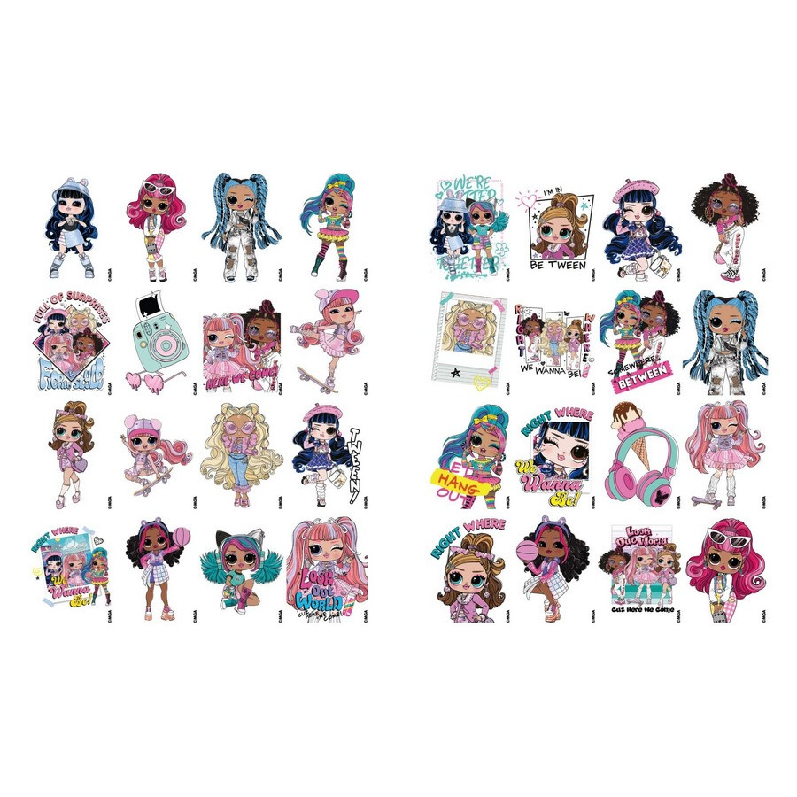 Розмальовка зі стікерами 