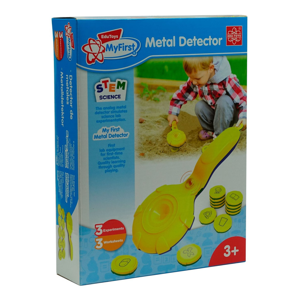 Мой первый металлоискатель Edu-Toys JS014, 10 фишек