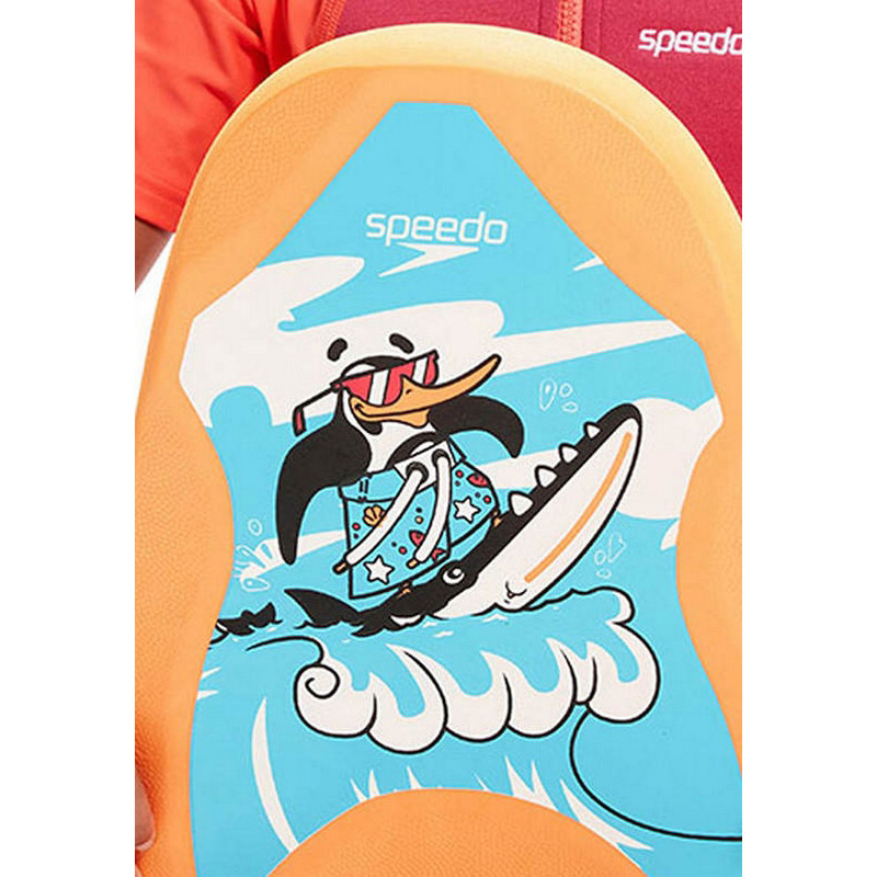 Дошка для плавання PRINTED FLOAT IU Speedo 8-1224714668 помаранчевий, блакитний