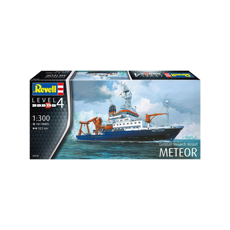 Сборная модель-копия Немецкий исследовательский корабль Метеор Revell RVL-05218 уровень 4, 1:300