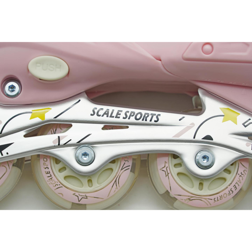 Дитячі розсувні ролики Scale Sports 2011782854 Pink LF 605, розмір 29-33