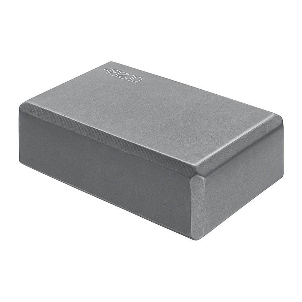 Блок для йоги 4FIZJO 4FJ0141 Grey 23х15х7.6 см, серый