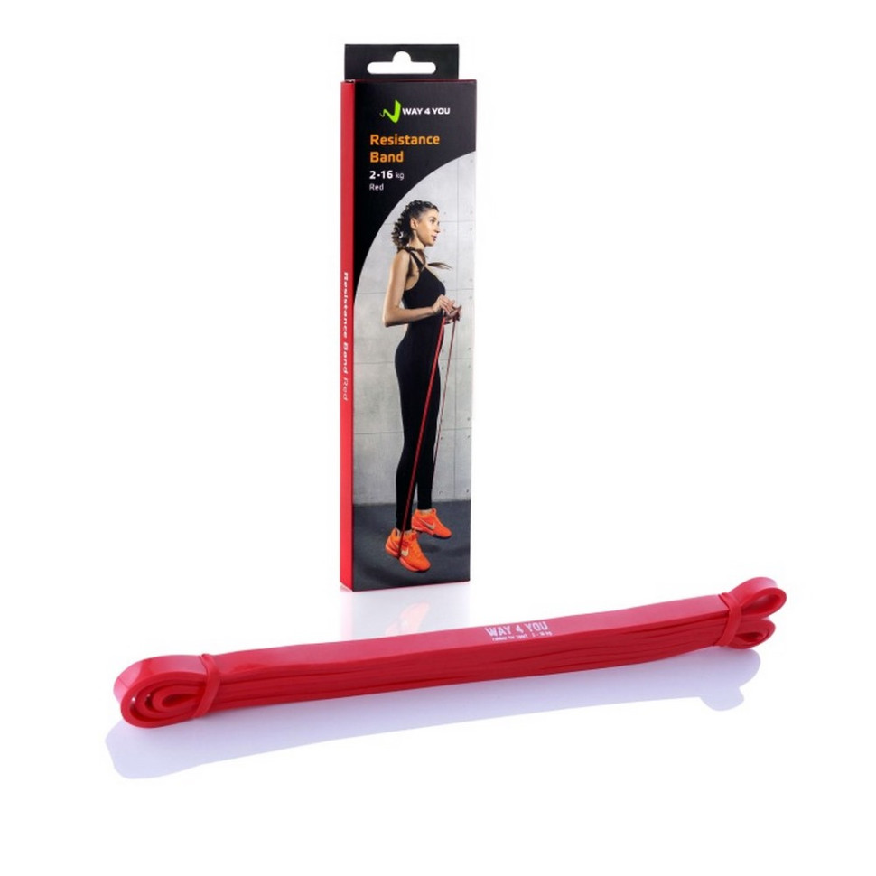 Гумові петлі для фітнесу Way4you w40002 червоний 2-16 кг
