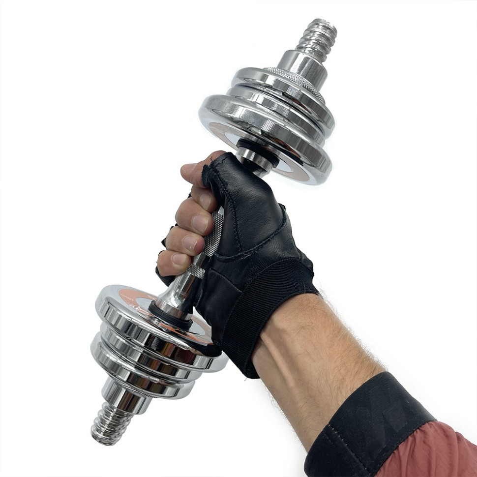 Перчатки для тяжелой атлетики и фитнеса Gym SP Newt NE-LG-32-L, размер L