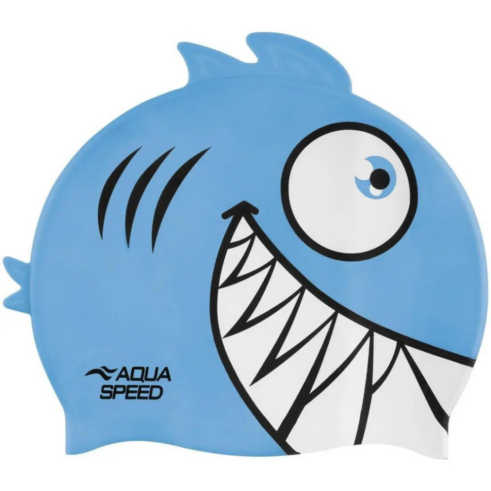 Шапка для плавання ZOO Pirana 9697 Aqua Speed 00000024253 бірюзовий, OSFM