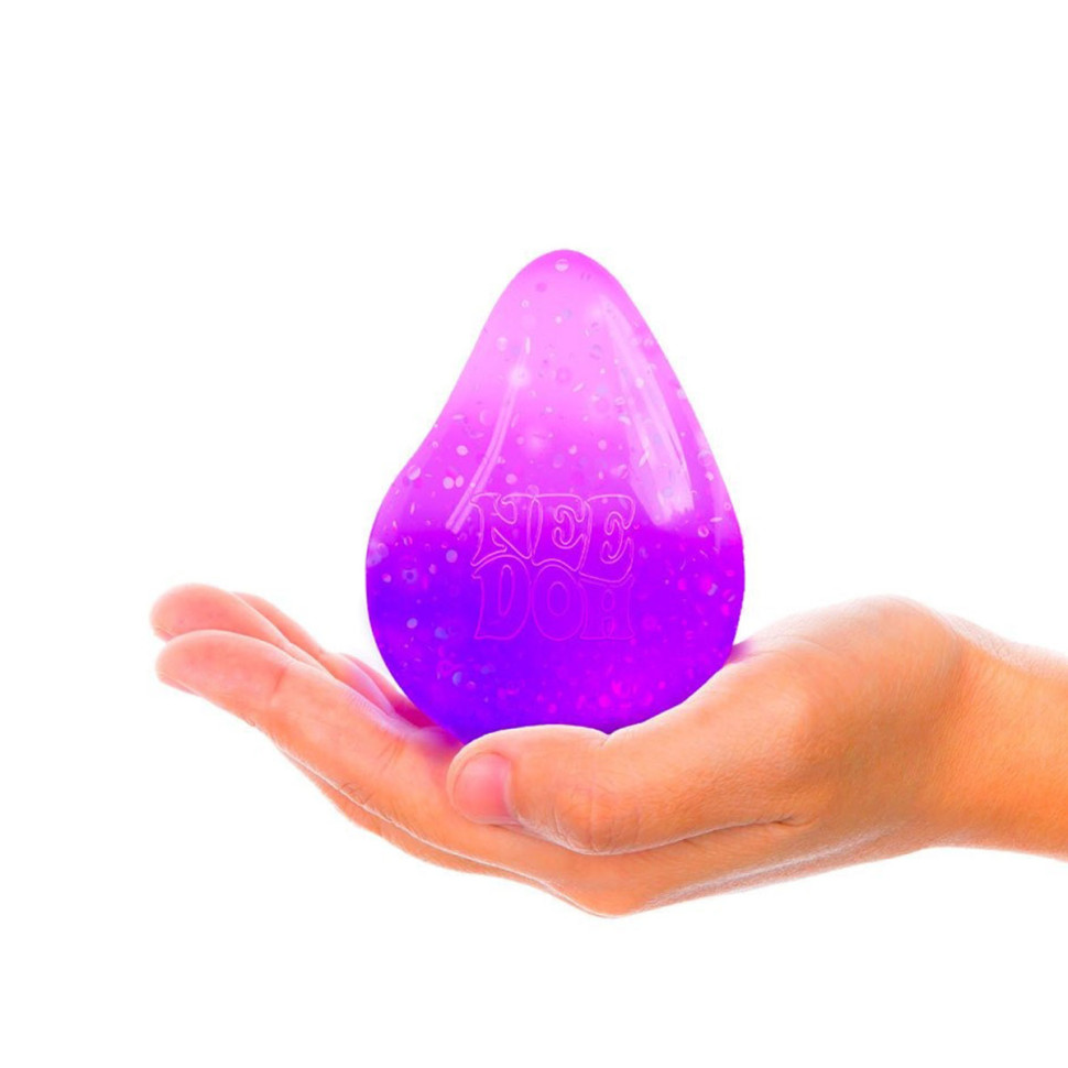 Игрушка-антистресс Капля релакса NeeDoh DRDND(Violet) с подставкой