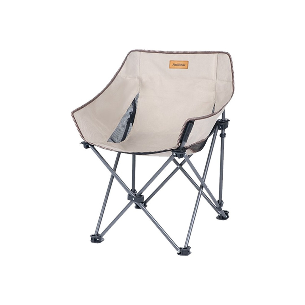 Кресло складное NH20JJ022 600D Oxford Cotton Naturehike 6927595766385 сталь, хаки