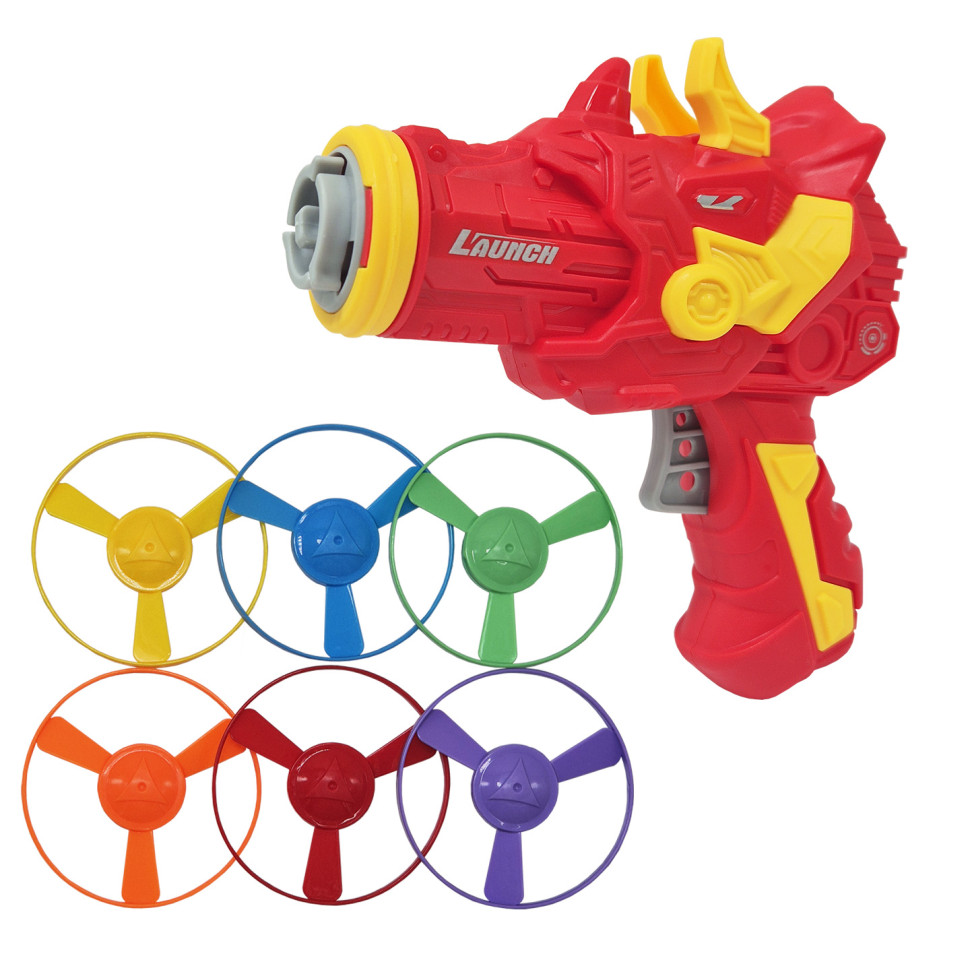 Развлекательная игра-запускалка Динозаврик Bambi 123-1K4(Red) 6 дисков