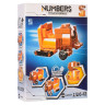 Детский конструктор Bambi M38-B0819 цифра-транспорт