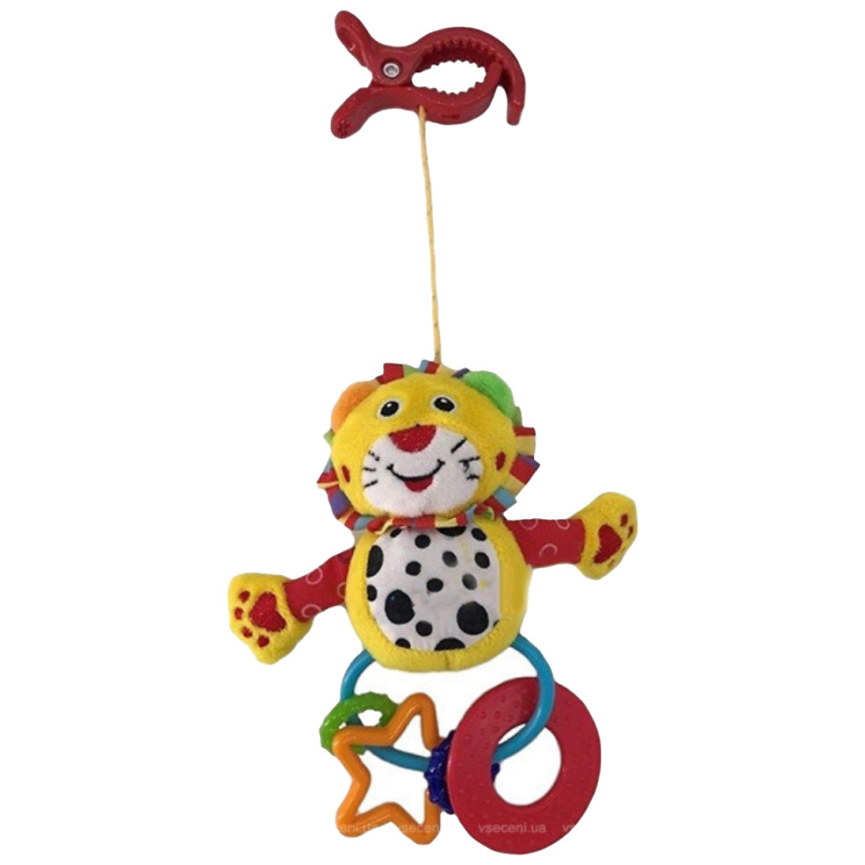 Плюшева підвіска Лев Baby Mix TE 8377D-18L з прорізувачем