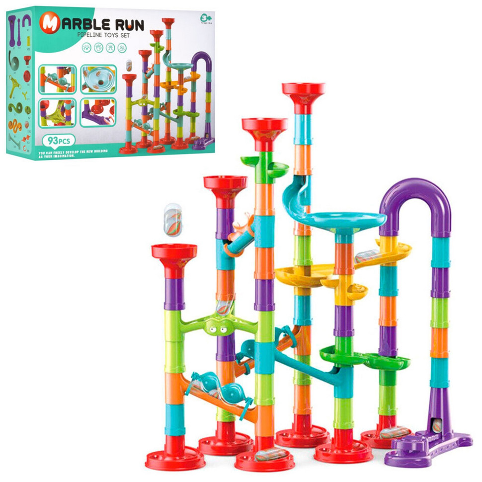 Игра лабиринт Marble Run Bambi 8802, 93 детали