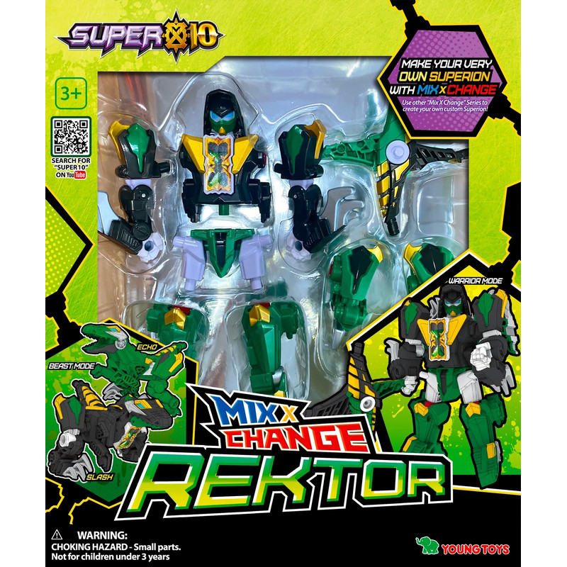 Детский игрушечный транформер MIX Ректор Super10 Young Toys 314067 