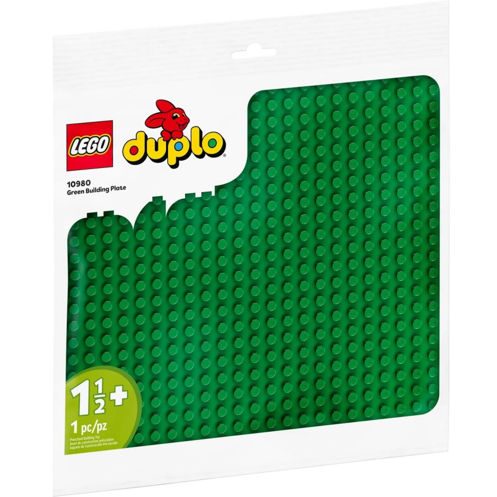 Конструктор LEGO DUPLO Classic Зеленая пластина для строительства 10980