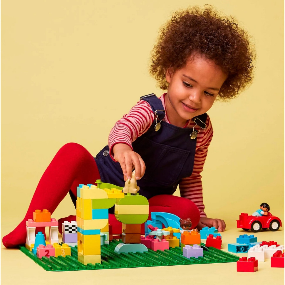 Конструктор LEGO DUPLO Classic Зеленая пластина для строительства 10980