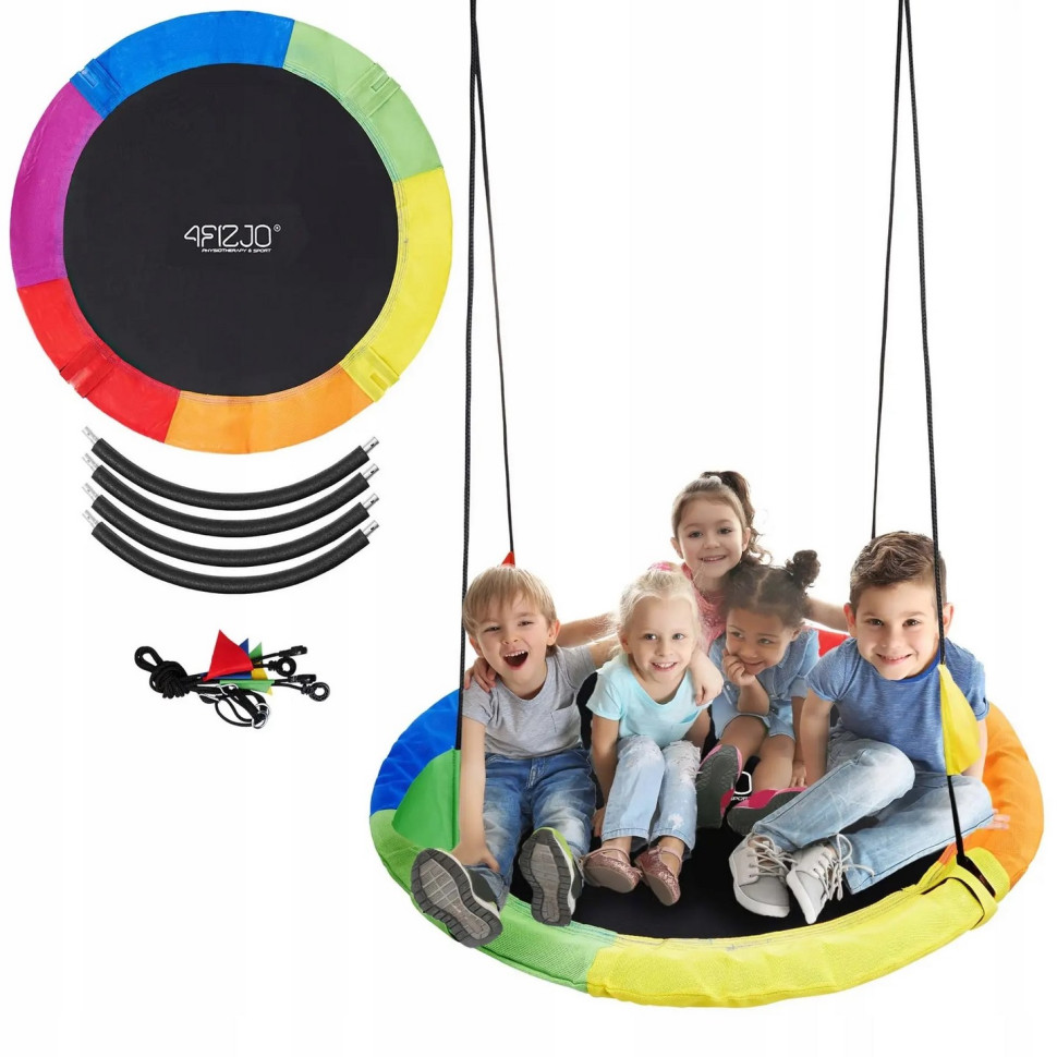 Гойдалка-гніздо кругла 4FIZJO 4FJ0598 XXL 120 см