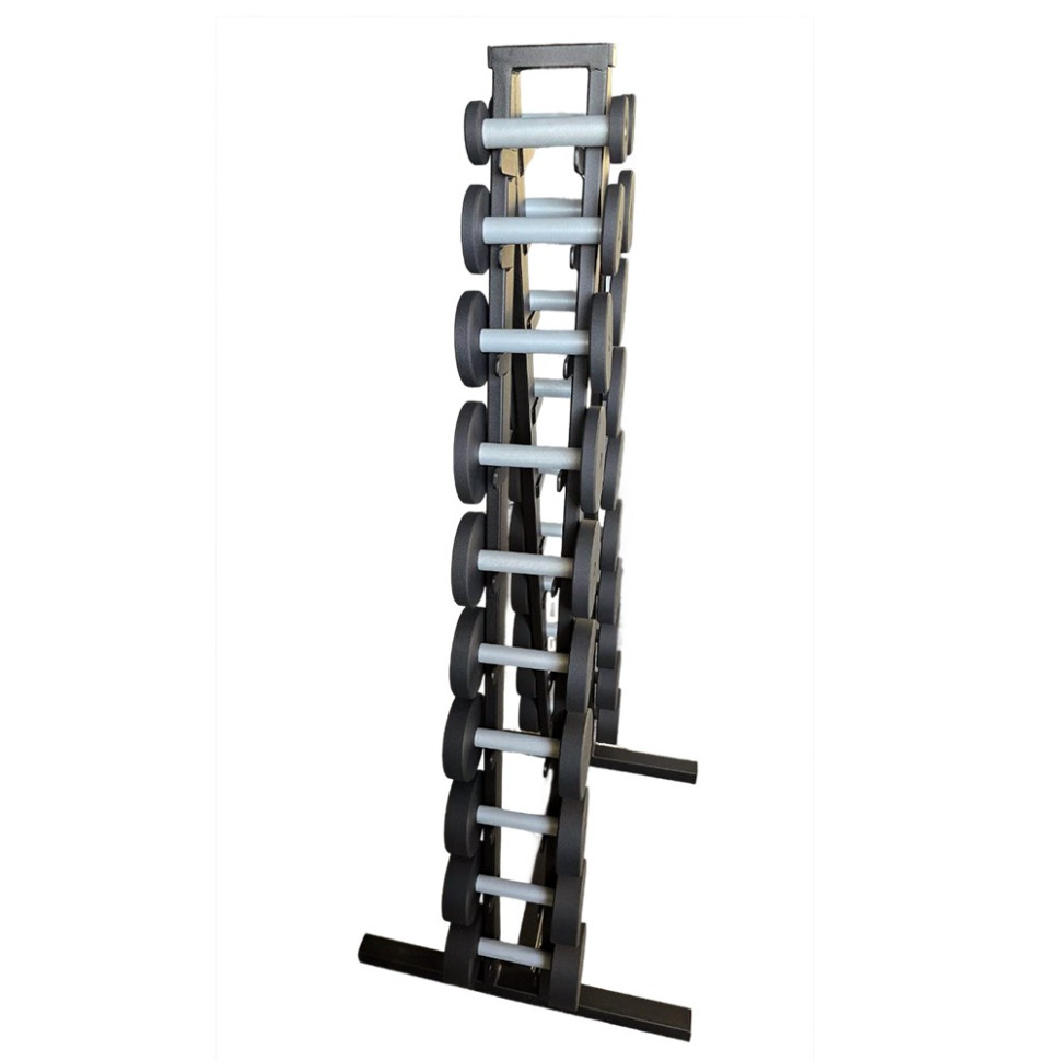 Гантельный ряд со стойкой Profi Newt NE-PS-222-022 от 1 кг до 10 кг