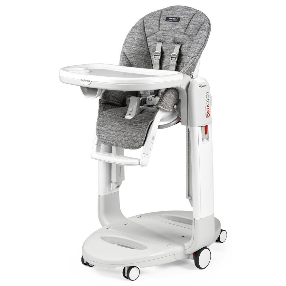 Стул-качалка Tatamia Follow Me Peg-Perego IH02000001WD53 Wonder Grey пятноустойчивый серый