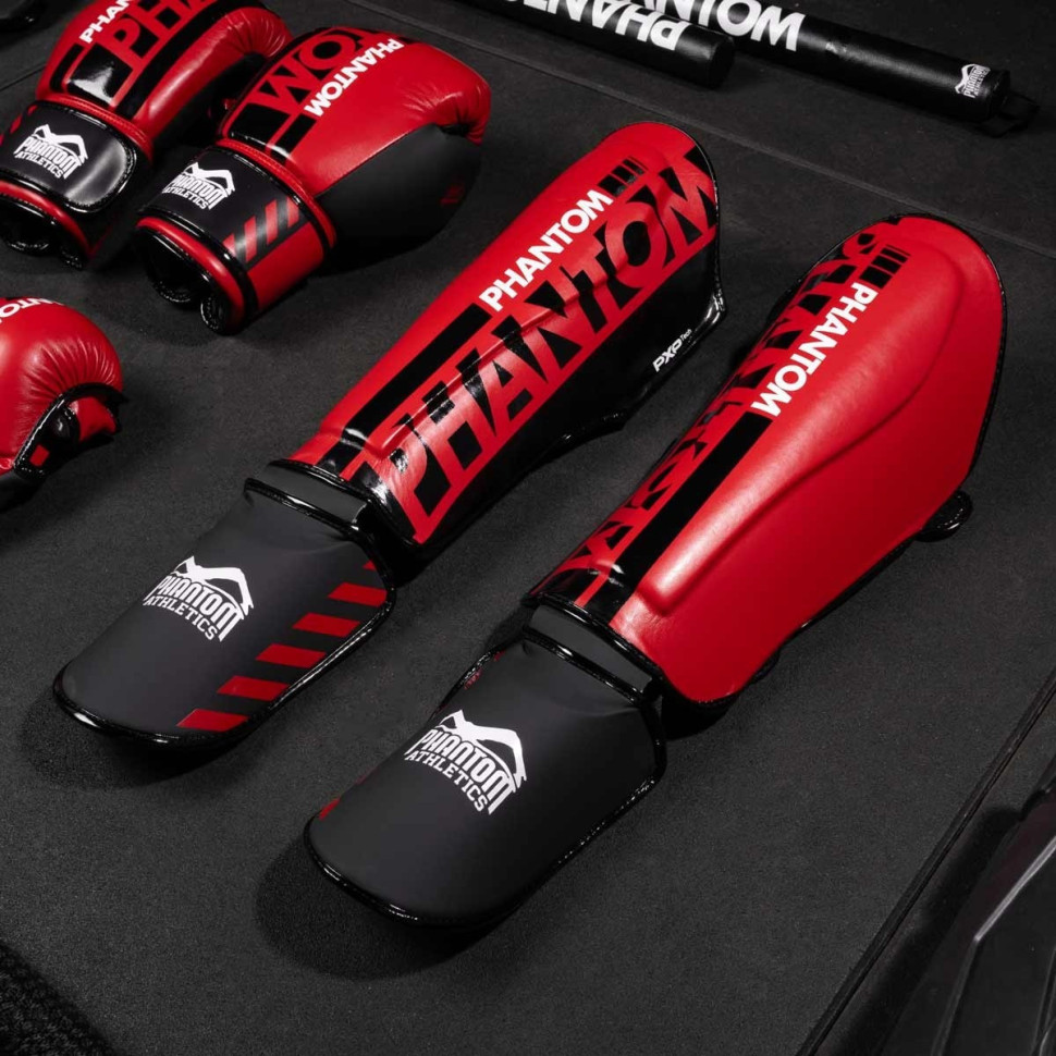 Захист гомілки та стопи APEX Striking Phantom PHSG2730-LXL Red, L/XL