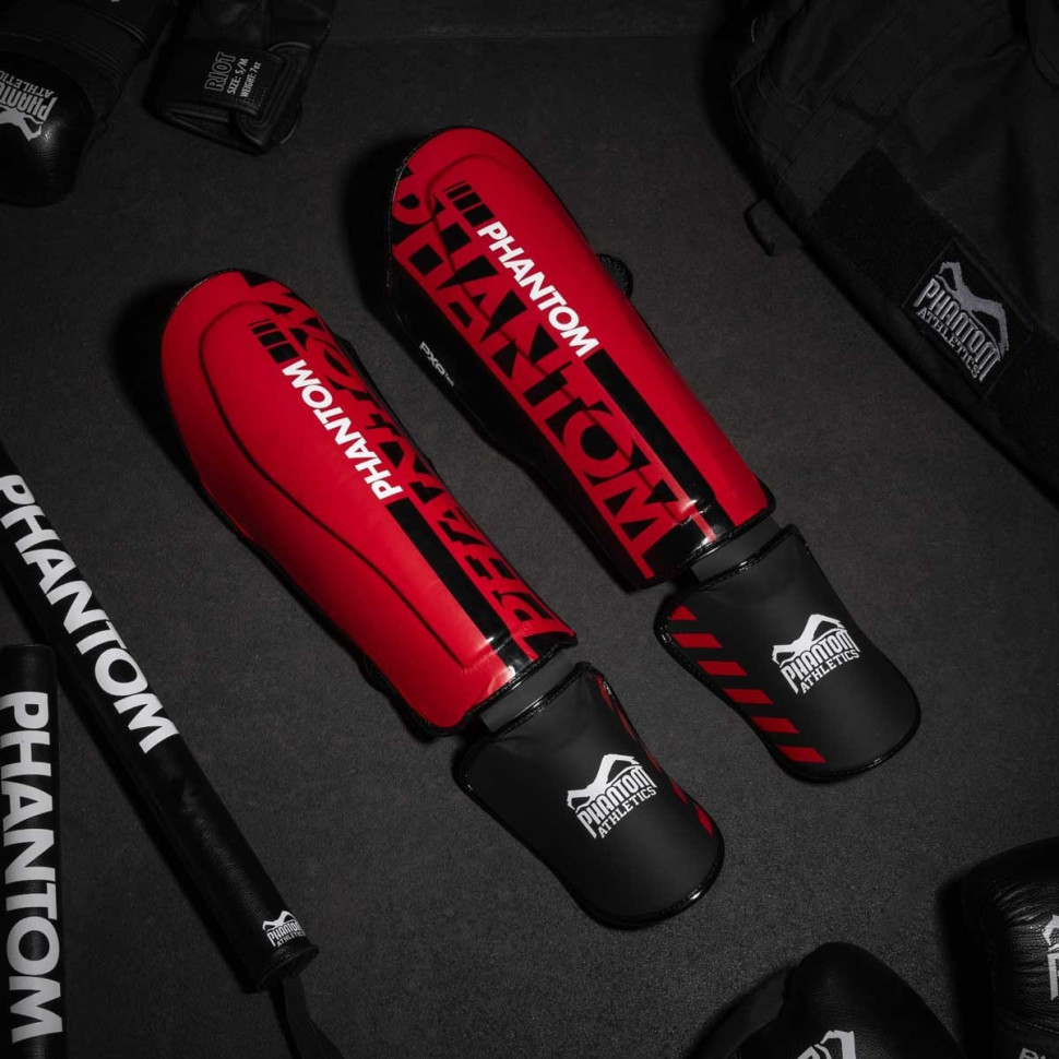 Захист гомілки та стопи APEX Striking Phantom PHSG2730-LXL Red, L/XL