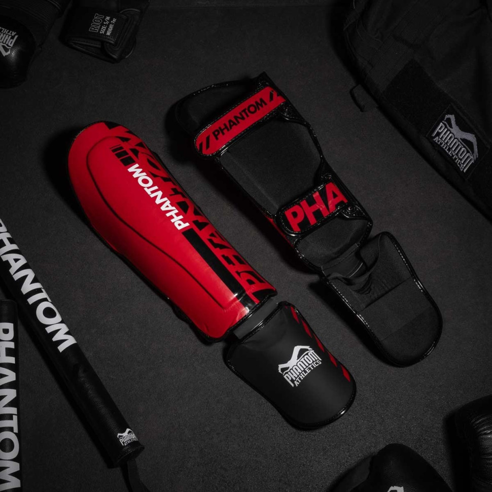 Захист гомілки та стопи APEX Striking Phantom PHSG2730-LXL Red, L/XL