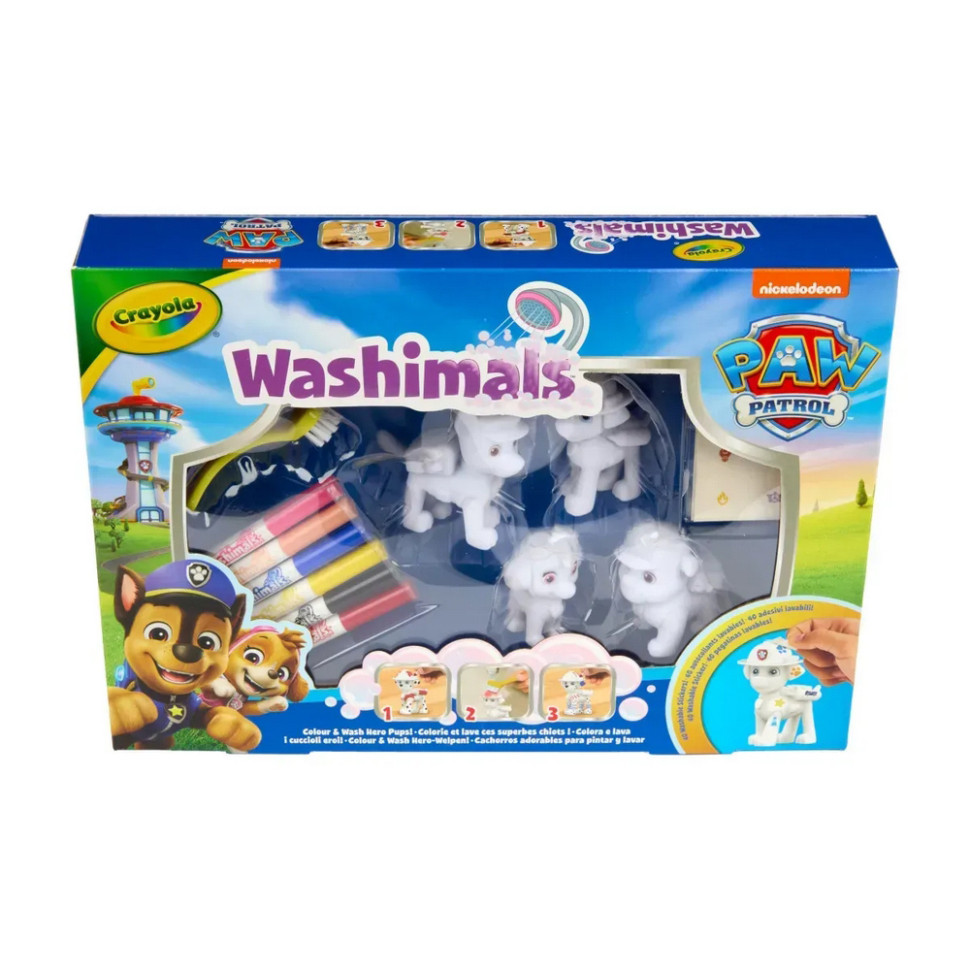 Детская раскраска Washimals 