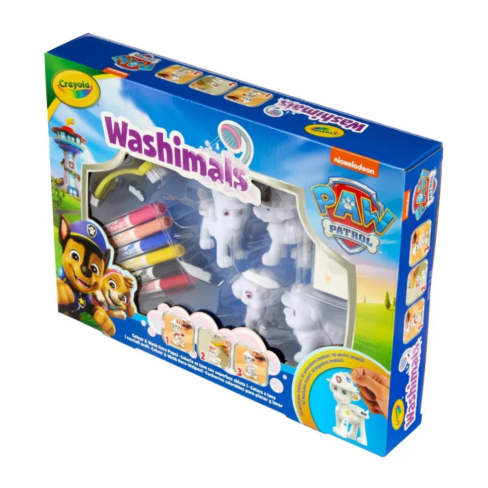 Детская раскраска Washimals 