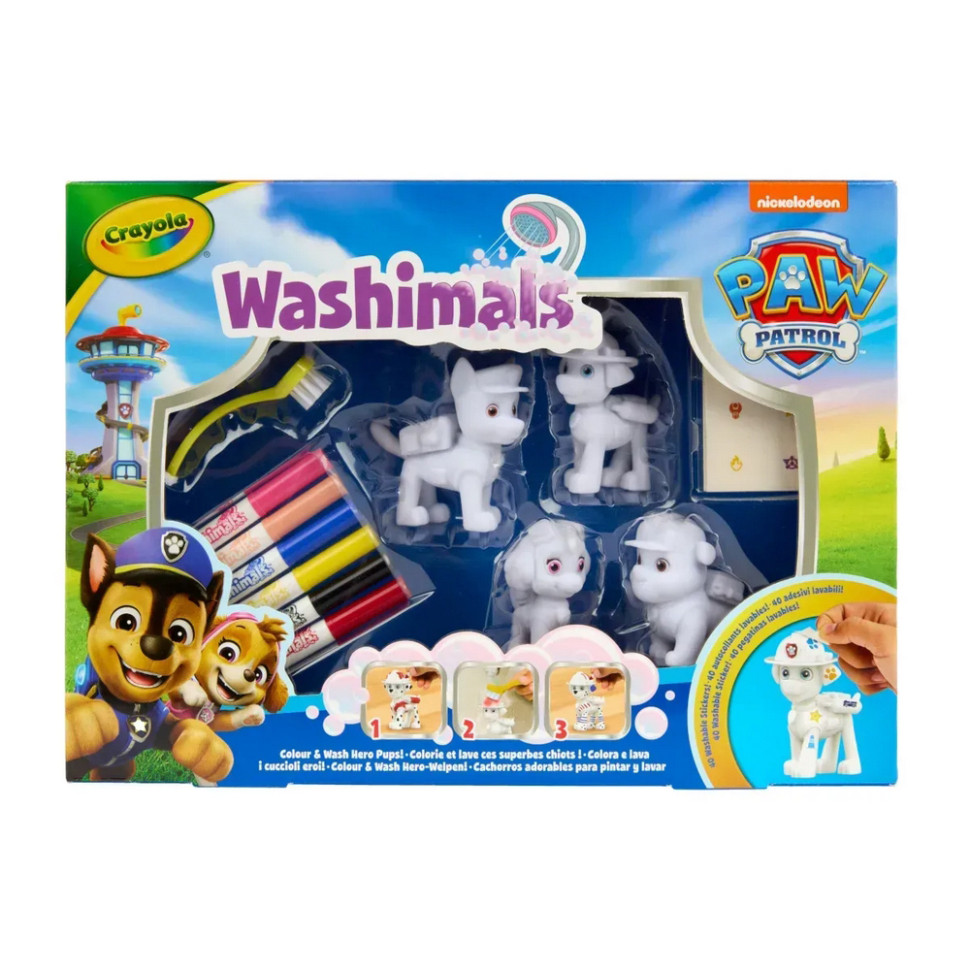 Детская раскраска Washimals 