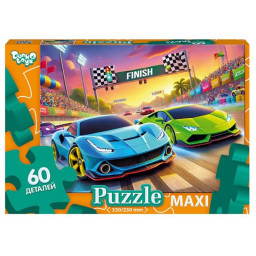 Пазл классический "Спорткар" Danko Toys Mx60-11-14, 60 элементов