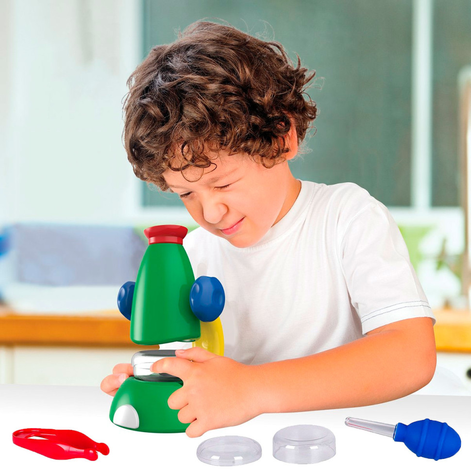 Мій перший мікроскоп 30x Edu-Toys JS003 із аксесуарами
