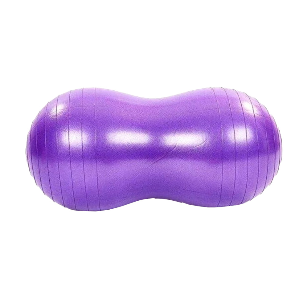 М'яч для фітнесу Peanut EasyFit EF-3022-V 45х90 см, фіолетовий